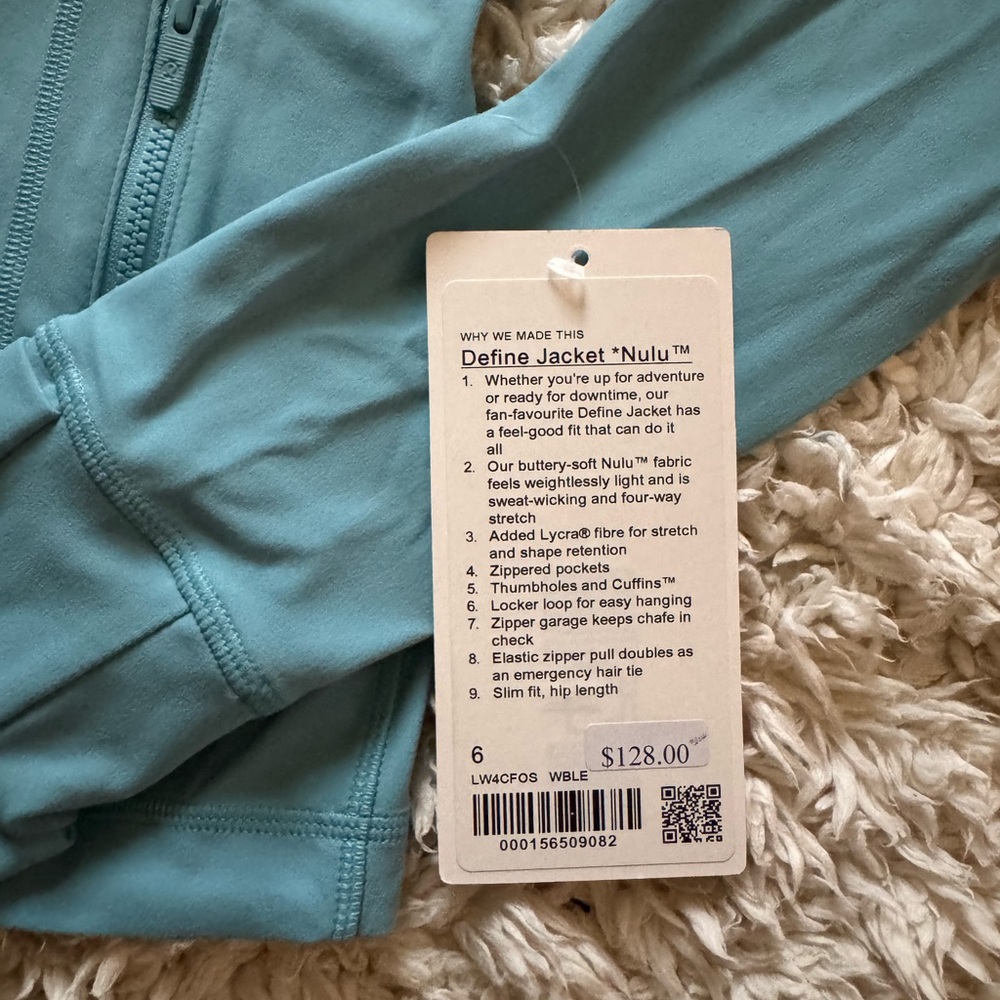 Washed Blue Define Jacket *Nulu 🩵 - Picture 3 of 9